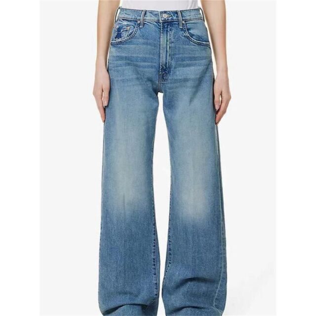 High Waisted Straight Jeans