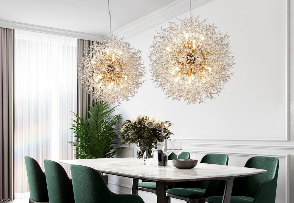 globe chandelier modern